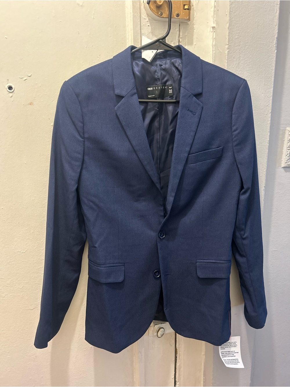 ASOS Men's Navy Blazer - Slim Fit